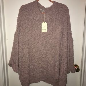 Chunky Sweater; Boutique, Color:Light Mauve